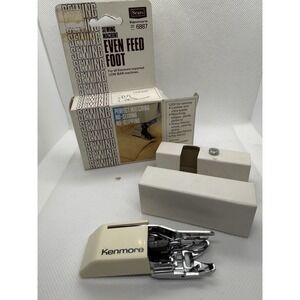 Original Kenmore Even Feed Walking Foot 20-6887 Sewing Machine Attachment w Box